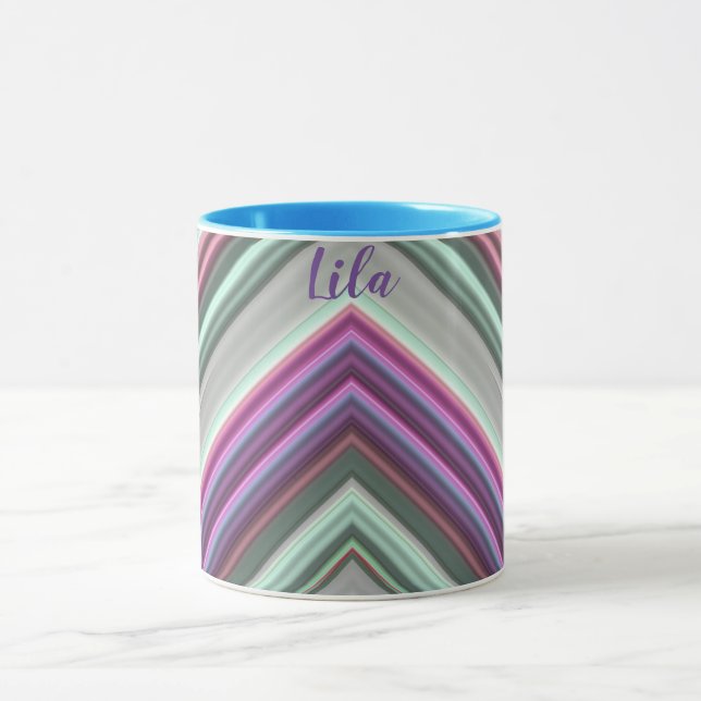 Caneca LILA ~ Mug personalizado ~ zany incomum (Centro)