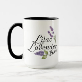 Caneca Lilac e Lavanda Bistro