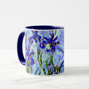 Caneca Lilac Irrises por Claude Monet Mug
