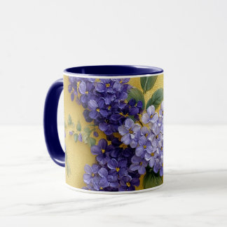 Caneca lilás roxo