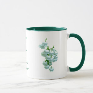 Caneca Lily do Vale do Casamento Mug para Personalizar