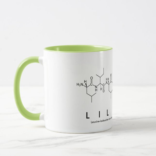 Caneca Lily-May peptide name mug (Esquerda)