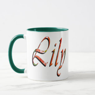 Caneca Lily Name Logotipo Green Combo Coffee Mug
