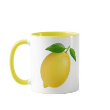 Limão 🍋 Combo Mug Amarelo