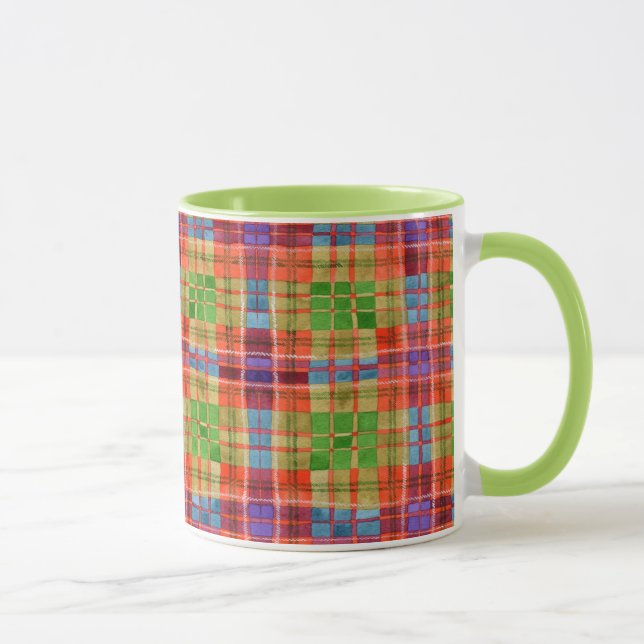 Caneca LIMÃO MAC RAE TARTAN - Combinação (Direita)