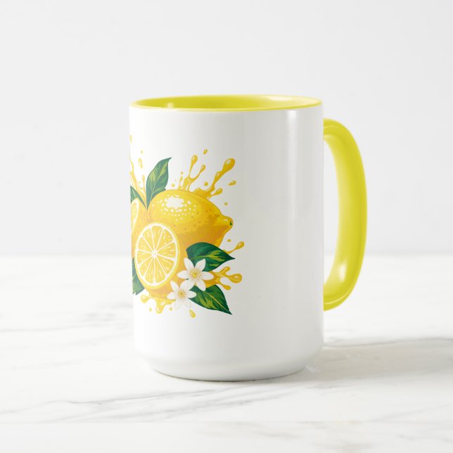 Caneca Limão suculento (Frente Esquerda)