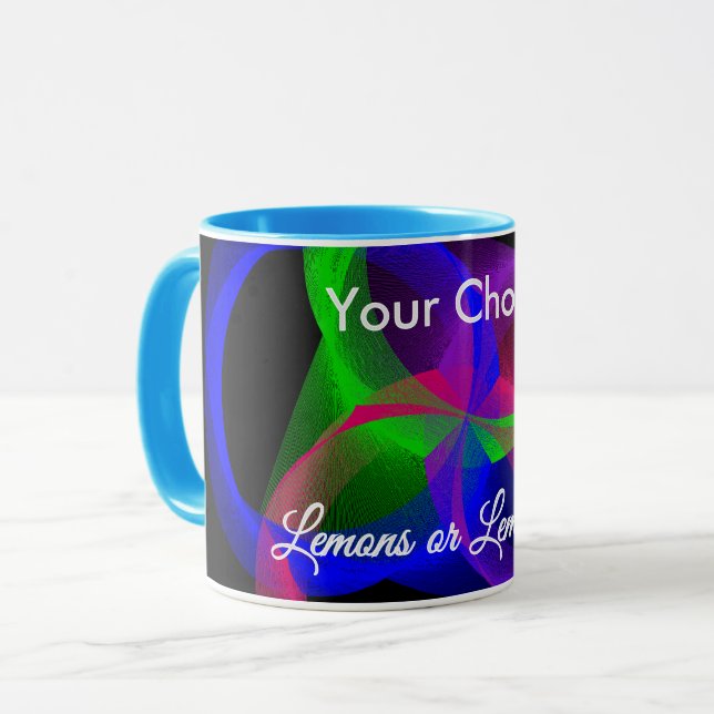 Caneca Limões ou limonadas (Frente Esquerda)
