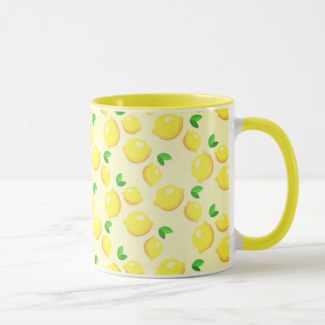Caneca Limon Tree Yellow Ringer Mug (Direita)