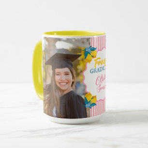 Caneca Limonada Rosa Preppy Formatura Foto Personalizada