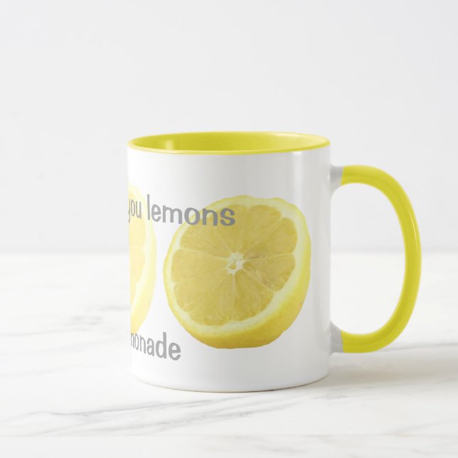 Caneca Limonada - se a vida lhe dá limões (Direita)