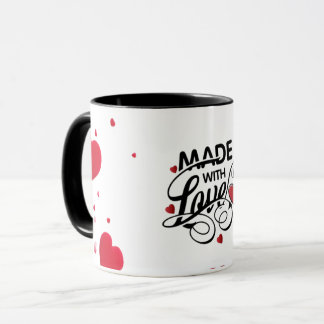 Caneca Linda Boca Branca: Feita com Amor