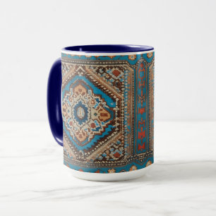 Caneca Linda Coleção Moderna de Padrões Turcos
