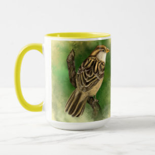 Caneca Linda e bonita pequena faísca - Pintura mimada