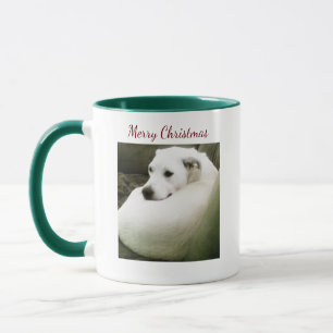 Caneca Linda e elegante Labrador Cão Cachorro de Natal