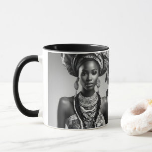 Caneca Linda mulher africana