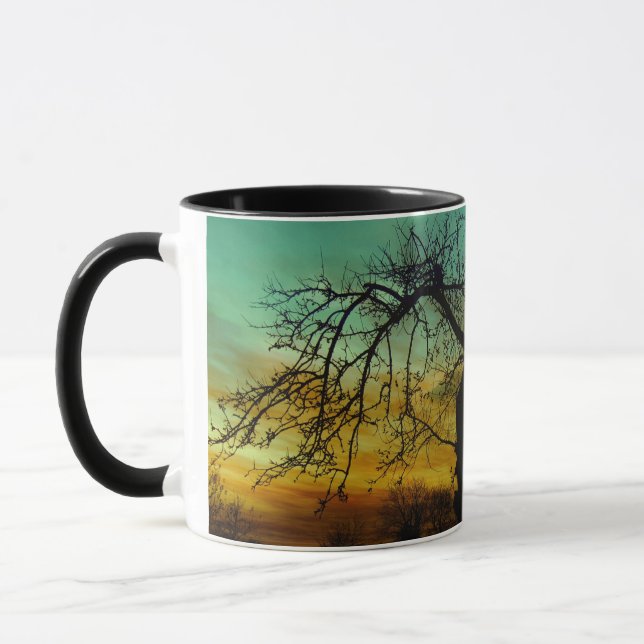 Caneca Linda paisagem cenística solar Arte fotográfica (Esquerda)