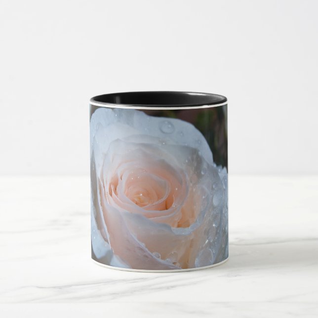 Caneca Linda Rosa Branca (Centro)