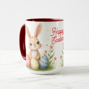Caneca Lindo Coelho de Páscoa Bonito Coleção Popular