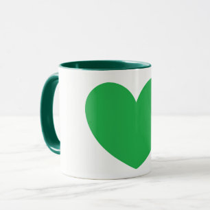 Caneca Lindo Design de café verde-grande