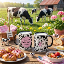 Lindo Design de Vaca Kawaii “Bom Dia Muuuuu”