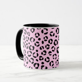 Caneca Lindo em Estampa de Animal Rosa