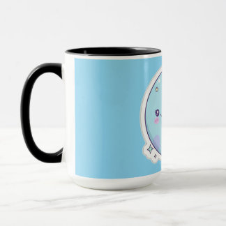 Caneca Lindo Luar Adormecido e Estrela Berçário Kawaii do