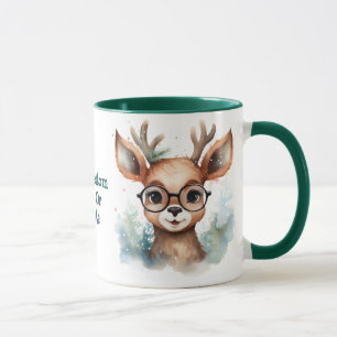 Caneca Lindo Porco-Espinho Papai Noel Espírito de Natal d