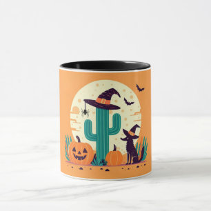 Caneca Lindo, sudoeste do Halloween deserto/cacto