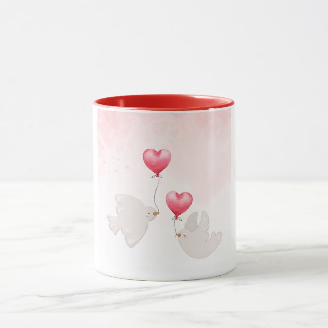 Caneca lindos pássaros robustos (Centro)