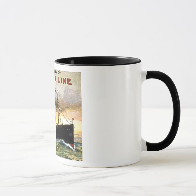Caneca Linha de Batavier - viagens vintage (Direita)