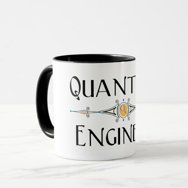 Caneca Linha de Engenheiro Quântica (Frente Esquerda)