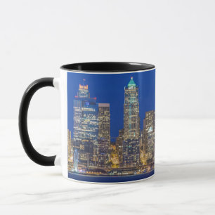 Caneca Linha de horizonte e Centro em Twilight