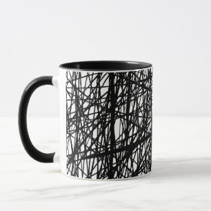 Caneca Linhas abstrato
