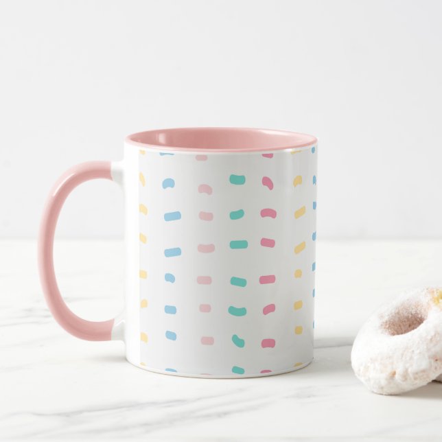 Caneca Linhas padrão (Com Donut)