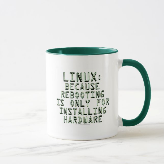 Caneca Linux: Porque recarregar é somente instalando… (Direita)