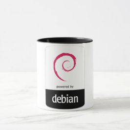 Caneca Linux - Powered by Debian Mug