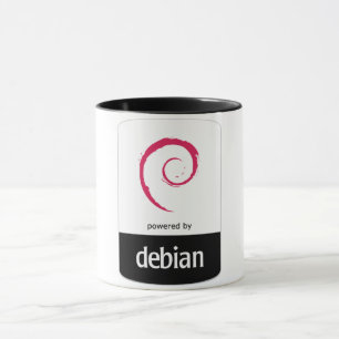 Caneca Linux - Powered by Debian Mug