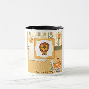Caneca Lion Baby Announoununciing Mug