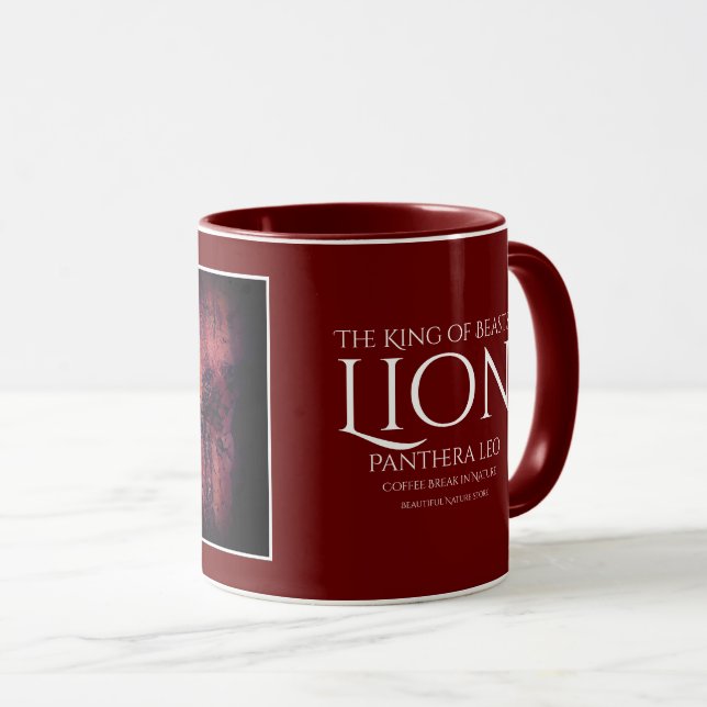 Caneca Lion [Combo Mug] (Frente Esquerda)