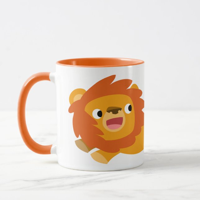 Caneca Lion Mug de Cartoon Cortado (Esquerda)