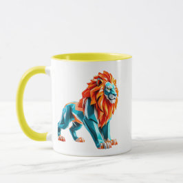 Caneca Lion puissant roi des animaux.