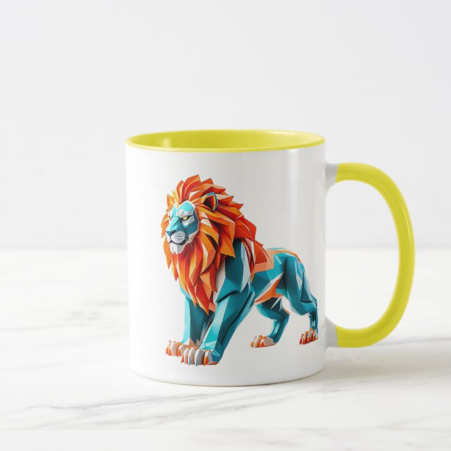 Caneca Lion puissant roi des animaux. (Direita)