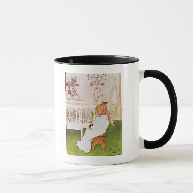 Caneca Lisbeth com uma tulipa amarela (Direita)