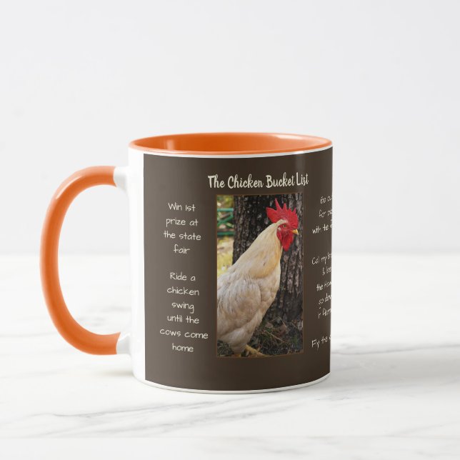 Caneca Lista de Baldes de galinha (Esquerda)