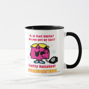 Caneca Lista de desejos de Natal da Miss Chatterbox