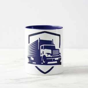Caneca Lista de logotipos de driver de caminhão