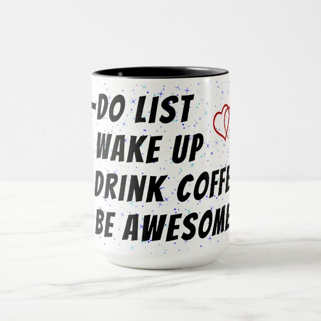 Caneca " Lista de Tarefas " (Centro)