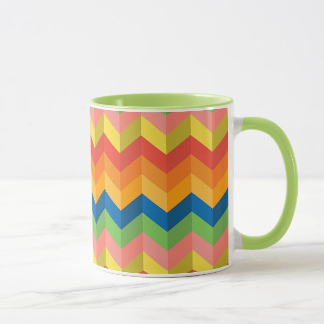 Caneca listra ziguezague (Direita)
