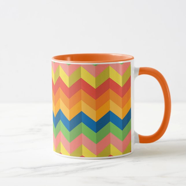 Caneca listra ziguezague (Direita)
