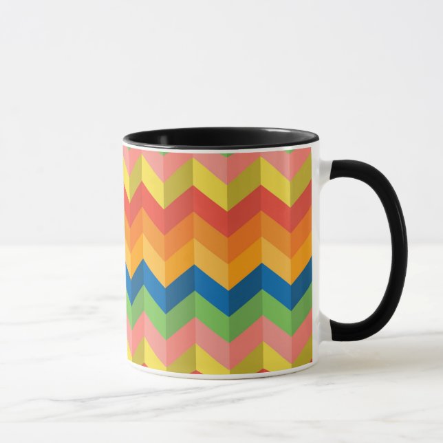 Caneca listra ziguezague (Direita)